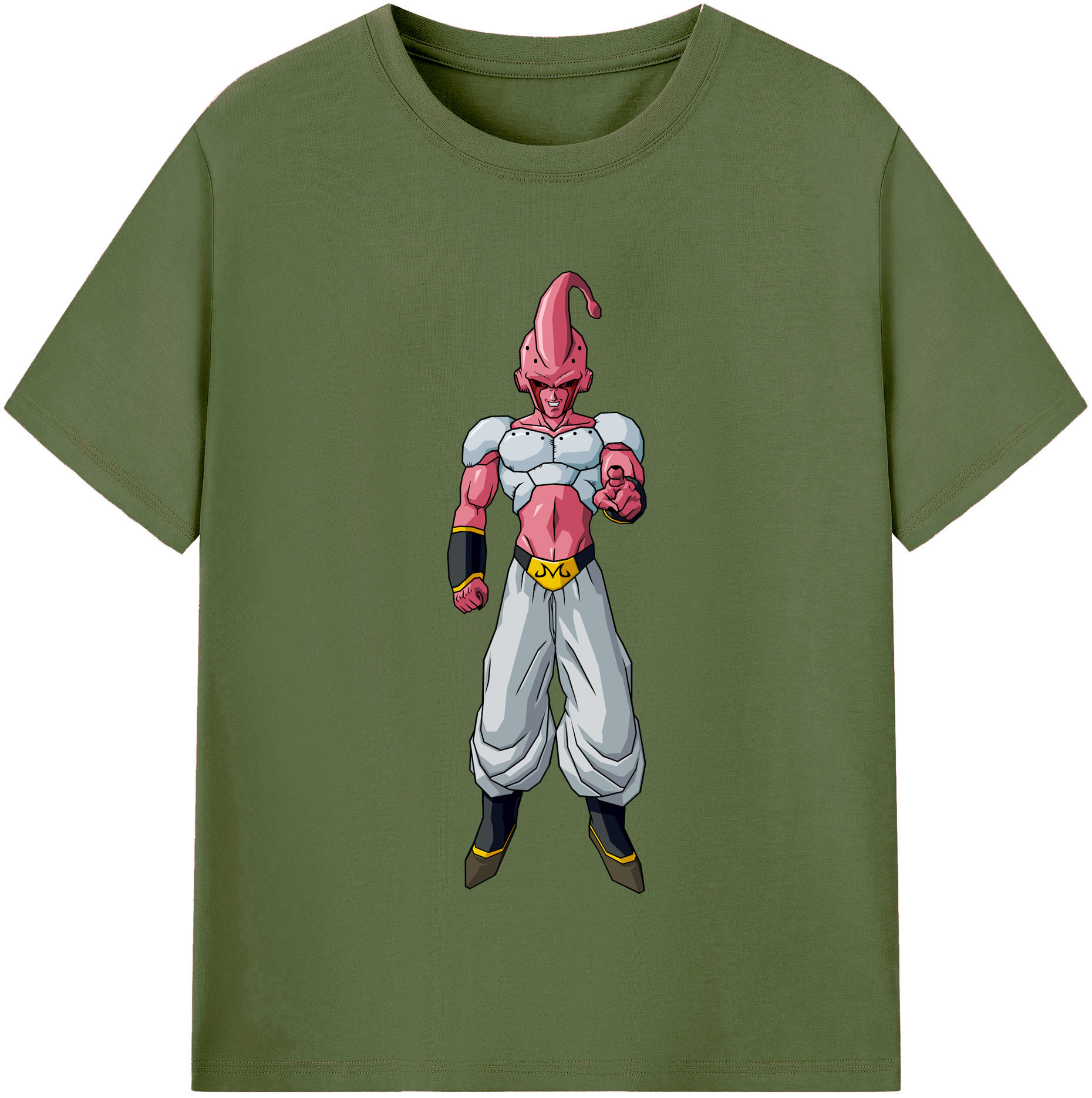 （画像用） ドラゴンボール 魔人ブウ DRAGON BALL Majin Buu 綿100％半袖Tシャツ（フロントプリント）